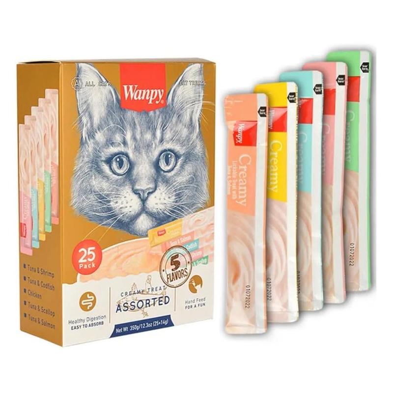 Snek Kucing Wanpy Creamy – Pukal 25 hingga 100 Stik