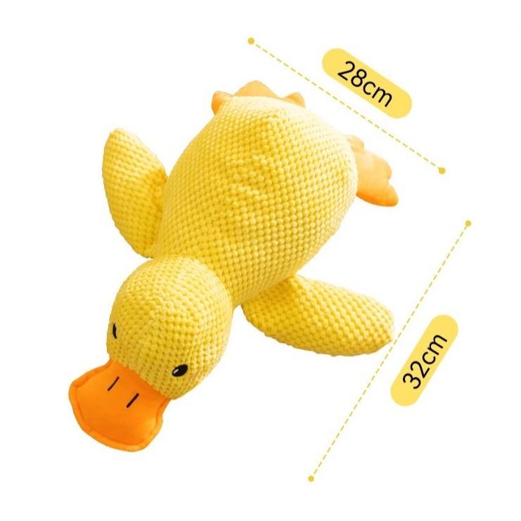 Duck Plush Squeaky Dog Toy – S, M & L - Image 3