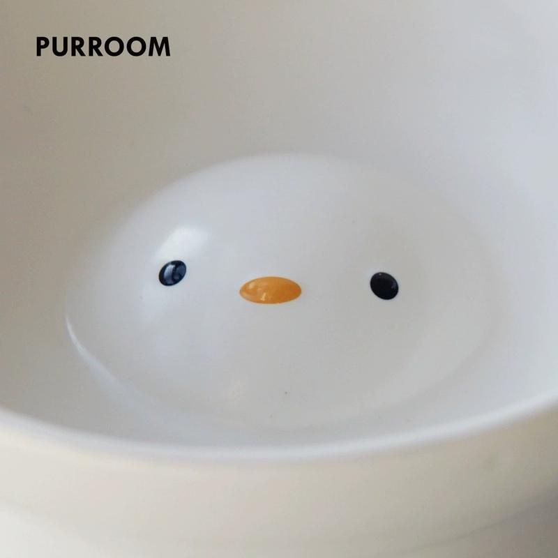PURROOM Chubby Chick Cat Bowl – Slanted Raised - Image 3