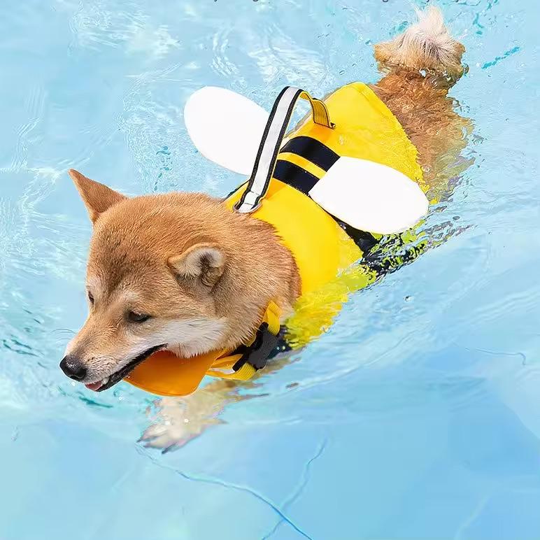 Dog Life Jacket – Reflective Buoyancy Vest with Grab Handle - Image 2