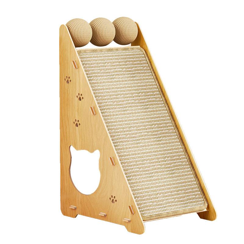 Wall-Mounted Triangle Sisal Scratcher – Sofa Corner Guard - Image 7