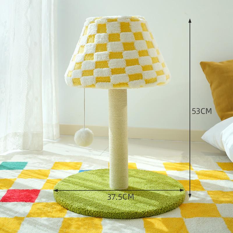 Table Lamp & Cedar Cat Scratching Post – Standing Board - Image 6