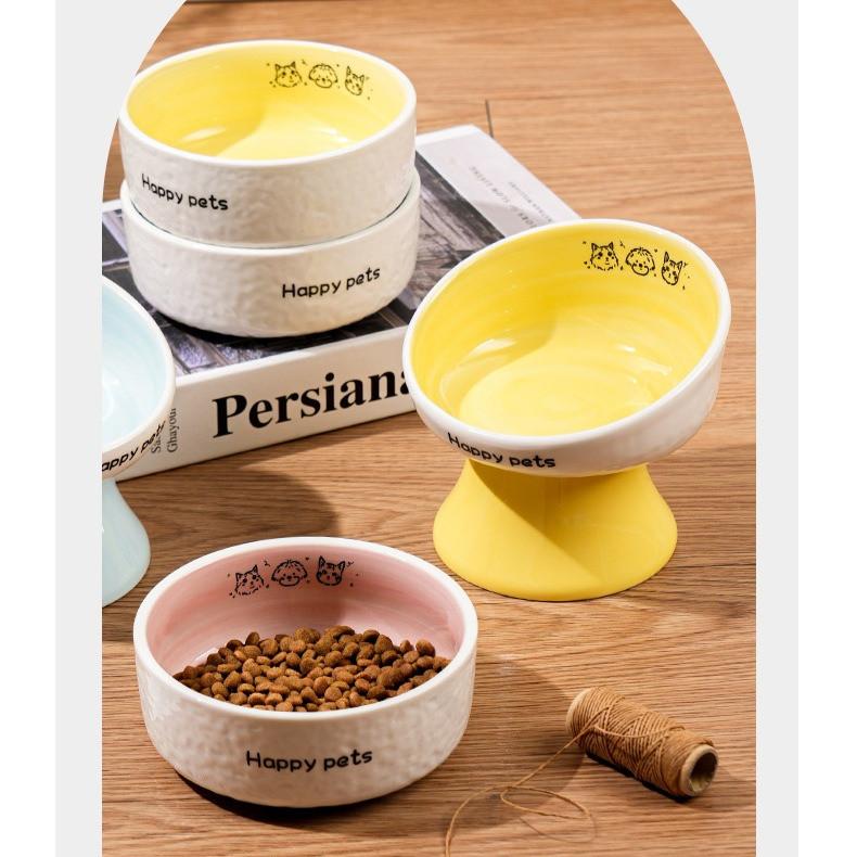 Ice Cream Ceramic Cat Bowl HP – 12 Options, 2 Heights - Image 14