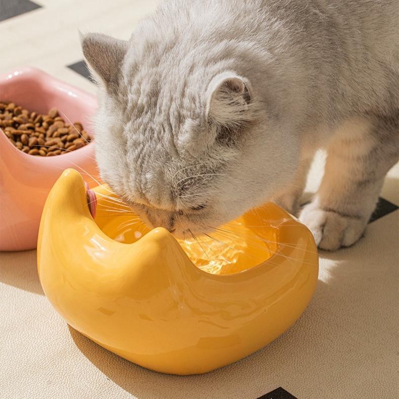 Cat Silhouette Ceramic Bowl – 4 Colours, 200 ml - Image 11