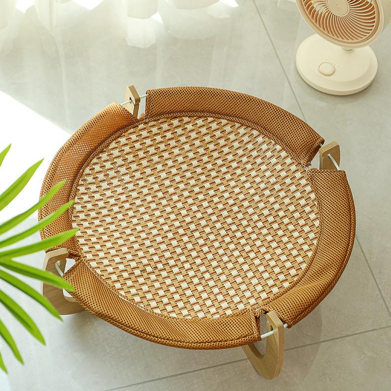 Rattan Cool Camp Bed – Elevated Summer Sleeping Mat
