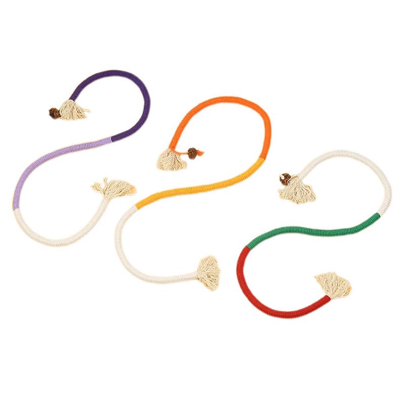 Cotton Rope Cat Chew Toy – 70 cm Teeth Grinding Braid - Image 8