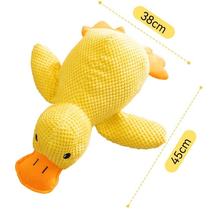 Duck Plush Squeaky Dog Toy – S, M & L
