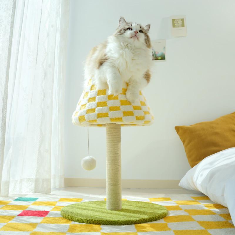 Table Lamp & Cedar Cat Scratching Post – Standing Board - Image 3