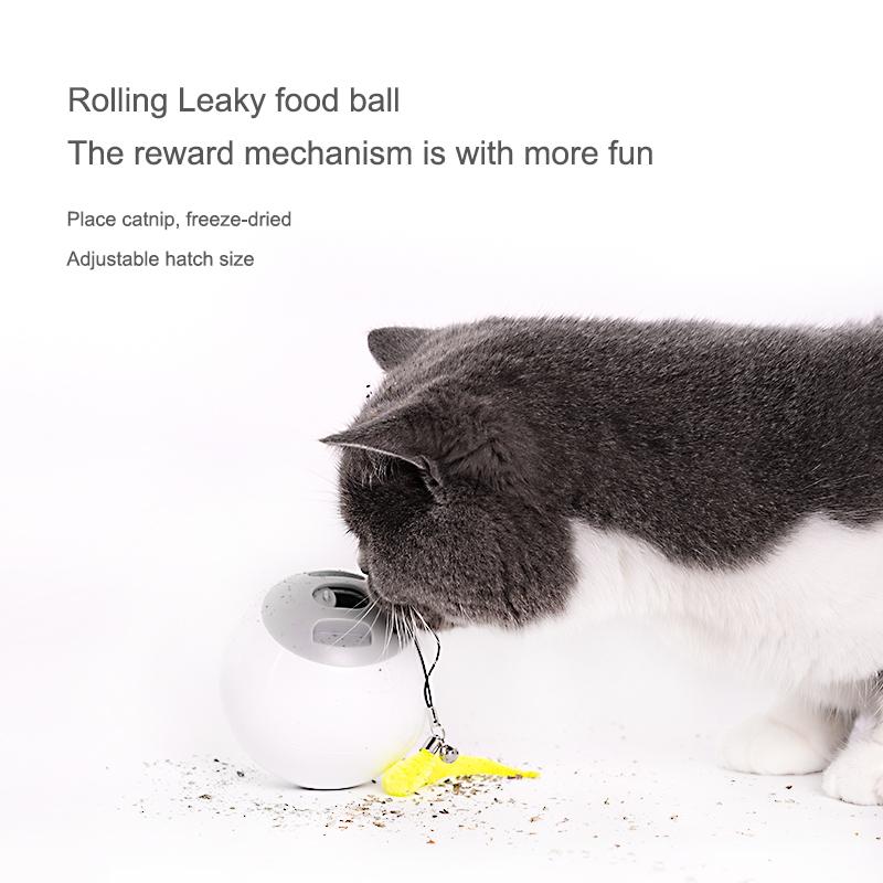 Mainan Kucing Bola Bergolek Pintar AIWO – Interaktif Automatik - Image 5
