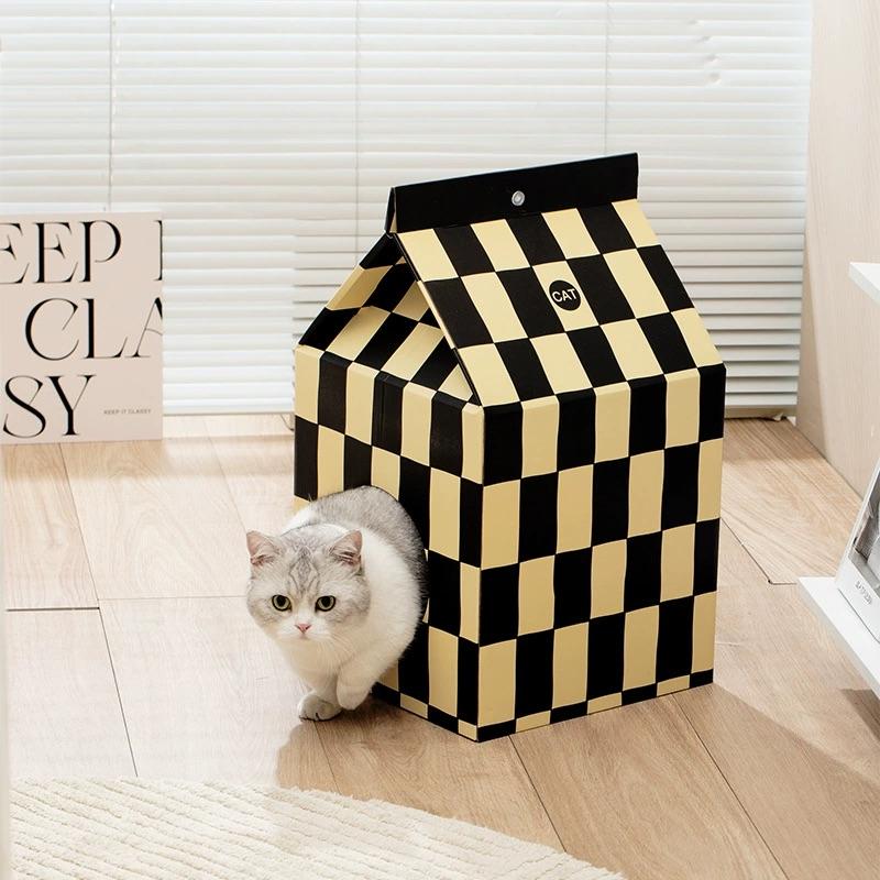 牛奶盒猫屋(M码) – 高身款，14款印花设计