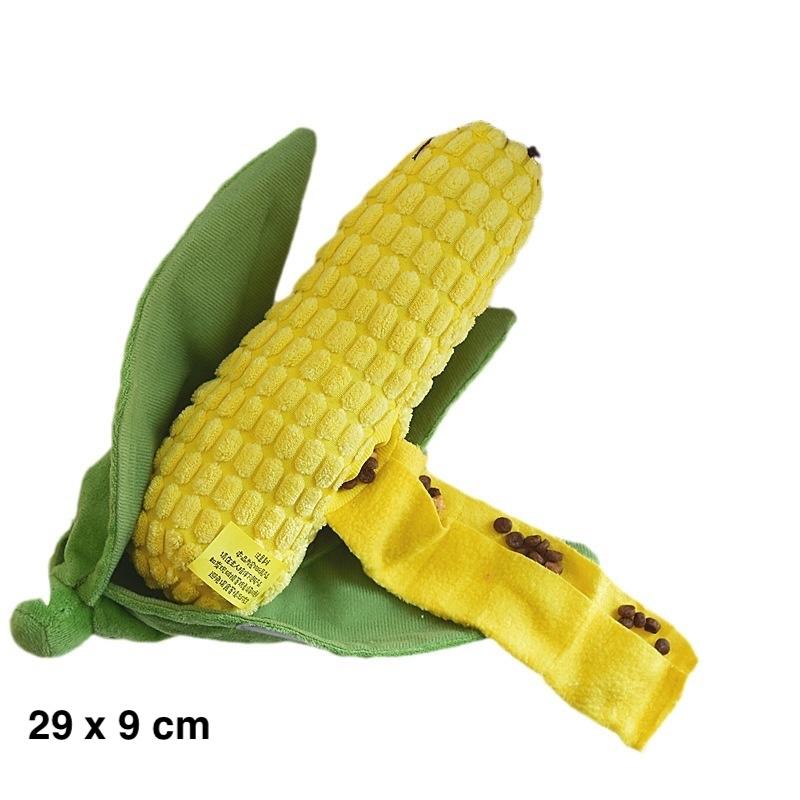 Mainan Anjing Berbunyi Jagung – 17 cm & 29 cm