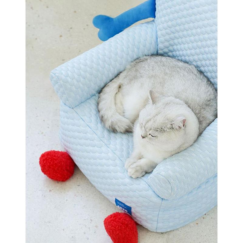 Sofa Plush Kucing Zeze – Katil Berjalur Boleh Ditanggalkan & Dibasuh - Image 4