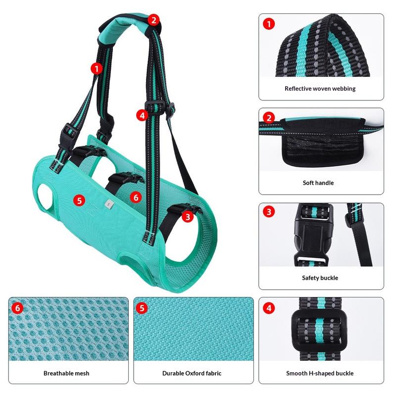 Harness Sokongan Anjing – Sling Pembawa Tua, Cedera & Pemulihan - Image 3