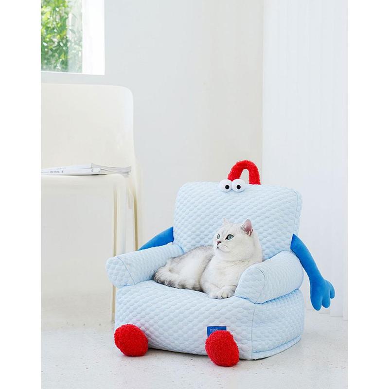 Sofa Plush Kucing Zeze – Katil Berjalur Boleh Ditanggalkan & Dibasuh - Image 7