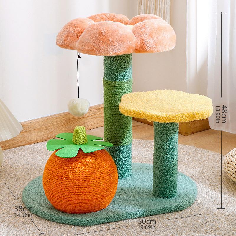 Menara Kucing Bunga – Rangka Panjat Sisal, 5 Reka Bentuk - Image 10
