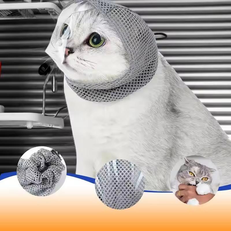Tudung Dandanan Kucing – Penutup Kepala Bernafas Anti-Gigit - Image 6