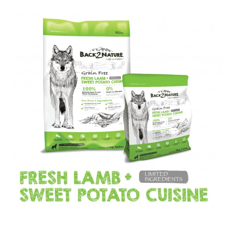 Makanan Anjing Kering Bebas Bijirin Back2Nature 11 kg – 5 Resipi - Image 8