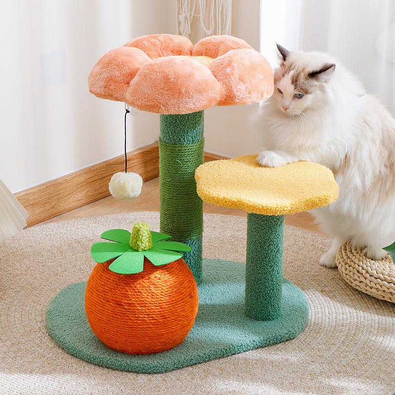 Menara Kucing Bunga – Rangka Panjat Sisal, 5 Reka Bentuk - Image 7