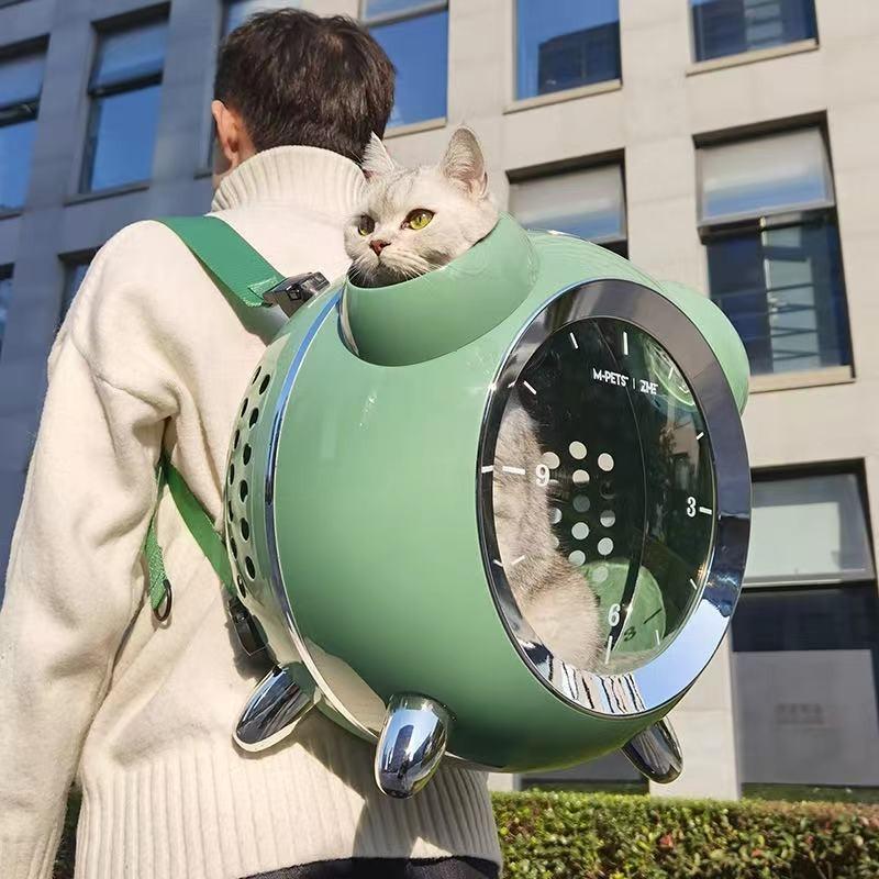 太空舱宠物背包 – 透明穹顶外出包