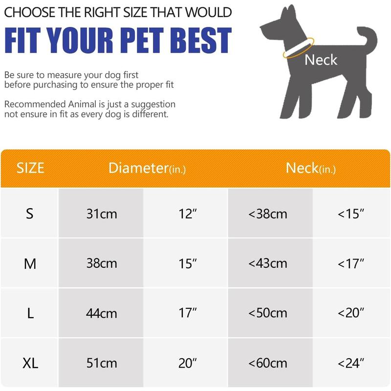 Kon Pemulihan Anjing Besar – Kalis Air, Leher Sehingga 60 cm - Image 4