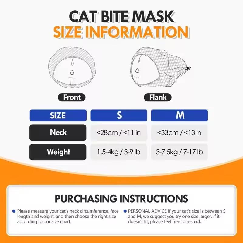 Tudung Dandanan Kucing – Penutup Kepala Bernafas Anti-Gigit - Image 9