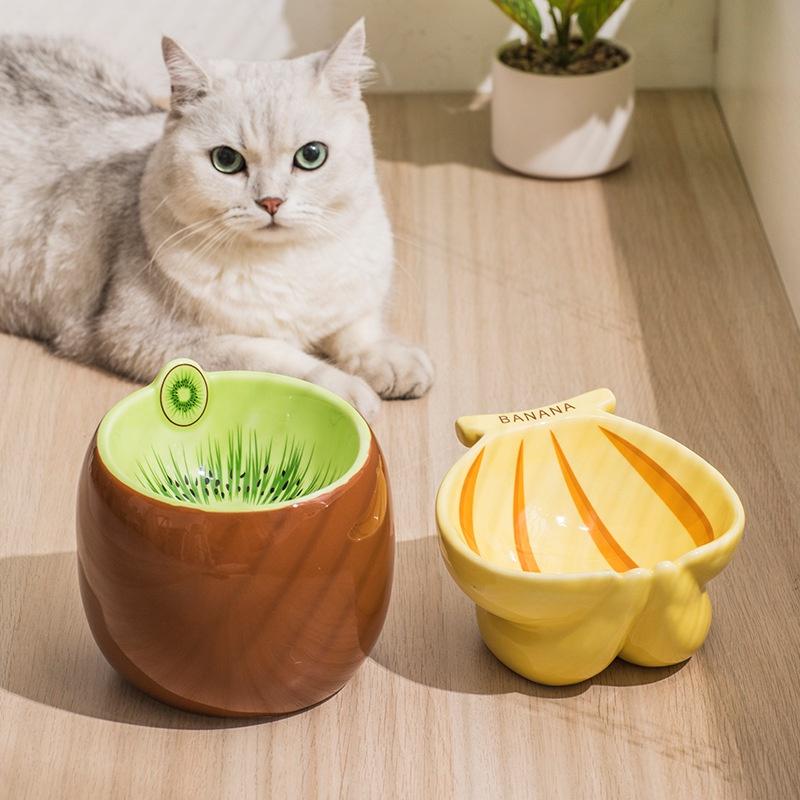 Mangkuk Seramik Kucing Buah – Tembikai, Kiwi, Lemon & Lagi - Image 4
